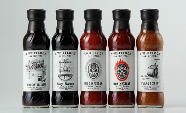 FWhitlockandSons #packaging #pepper #sauce #label