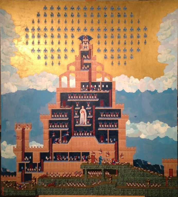 Renaissance mixed with video games in Genesis 2014 by Dan Hernandez