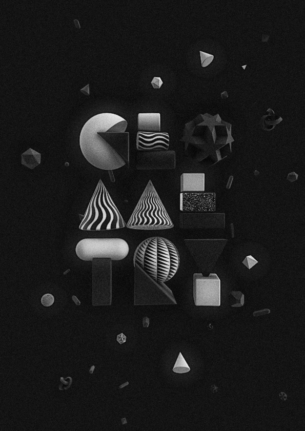 The Kitchen of Typography on Behance #type #3d type #3d