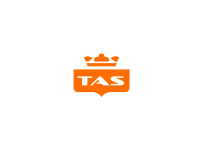Type and Signs Logo #logo #orange #mark #signage #crown #tas