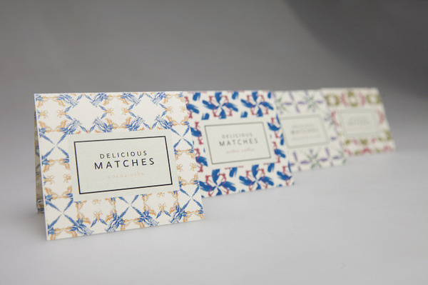 Delicious Matches by Nicolo Arena #match #pattern #packaging #box #matches