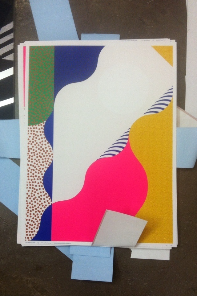 Air poster 2014 Exposition collective 26/11/14 Galerie wanted #print #color #poster