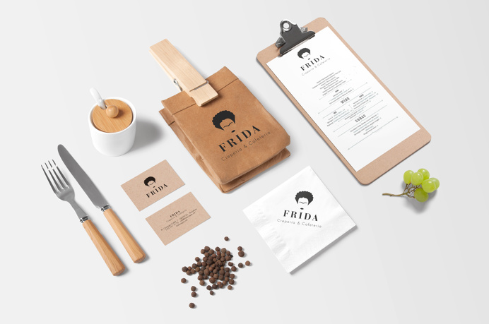 Frida. #Identity for a Mexican #crepperie