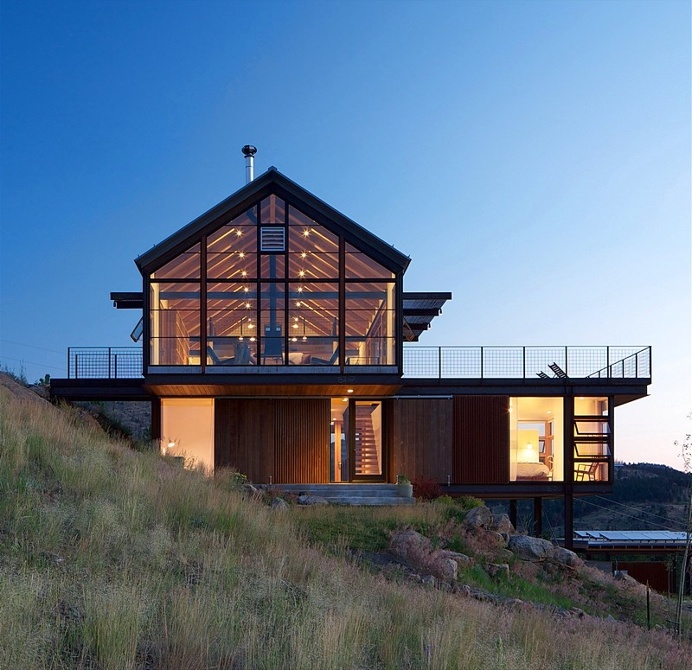 Sunshine Canyon House by Renee del Gaudio Architecture