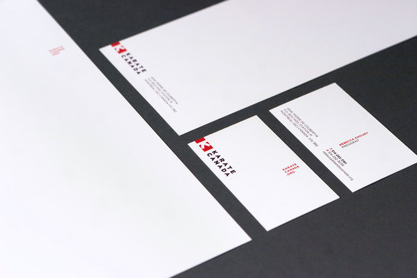 Karate Canada Louis Beaudoin #stationary #branding #identity #logo #karate