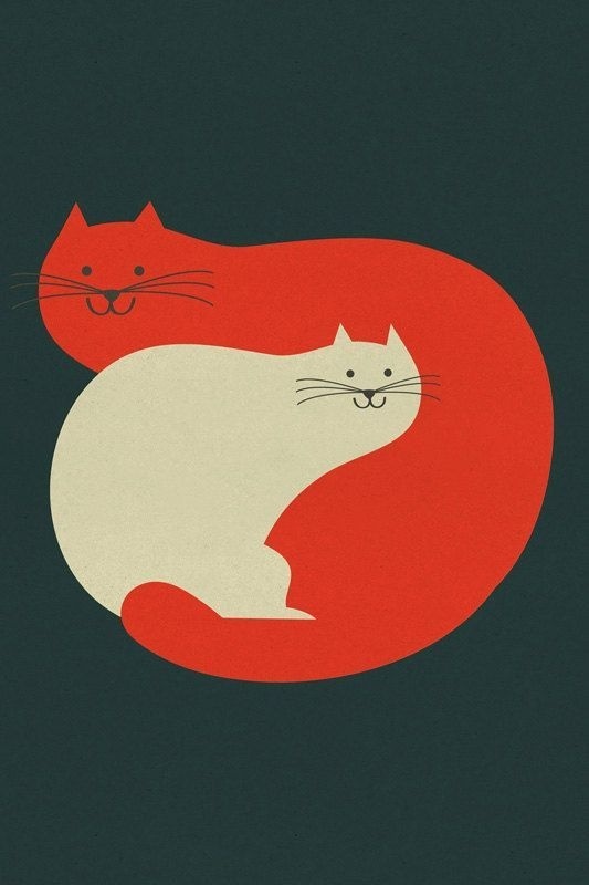 ilustración de Blanca Gómez #illustration #cats