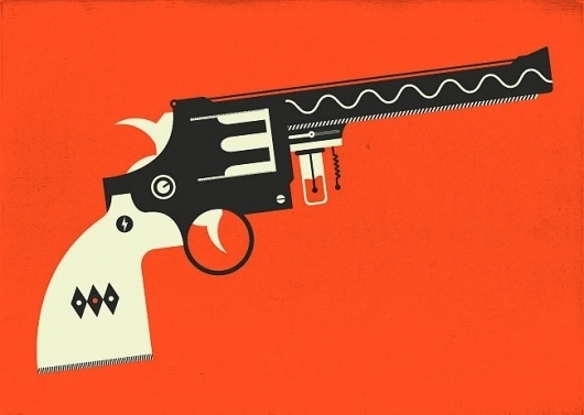 Raygun52 - The Armory #vector #gun #design #color #texture #illustration #minimal #art #magic
