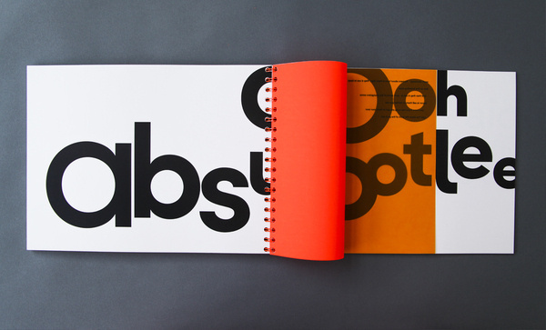 Emmet Farrell #spiral #orange #book #typography