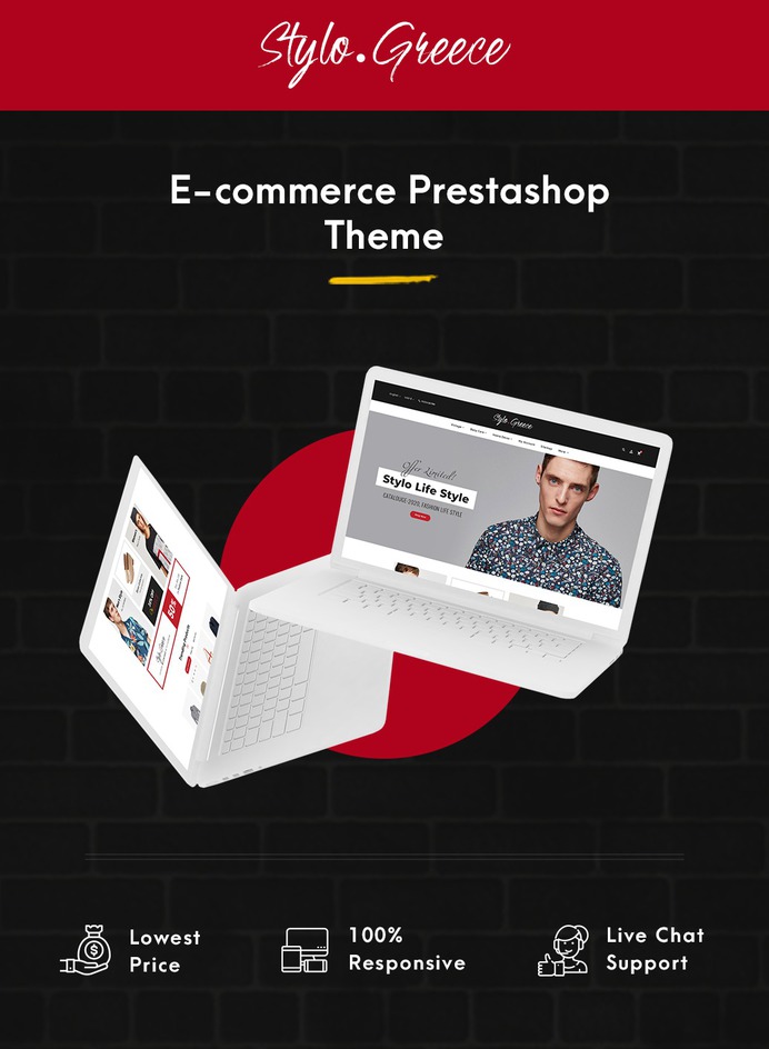 #Stylo #Greece - #Fashion #Style Store #Prestashop #Responsive #Theme | #TemplateTrip #eCommerce #Website #Template