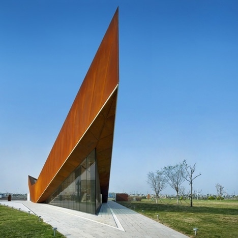 Dezeen » Blog Archive » Vanke Triple V Gallery by Ministry of Design #architecture