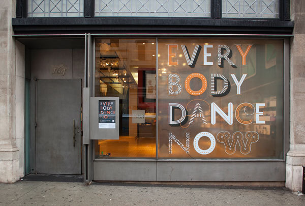 'Everybody Dance Now' #graphic design #new york #exhibition #aiga #pentagram #everybody dance now