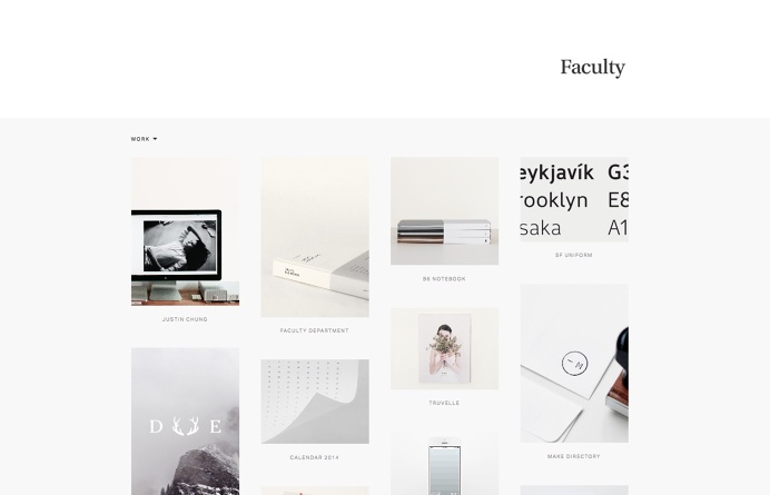 Faculty, inspiration N°360 published on The Gallery in date September 1st, 2015. #website