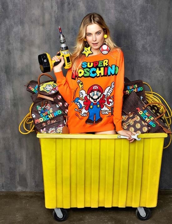 Moschino Unveils a 'Super Mario' Inspired collection #Moschino #SuperMario #Nintendo
