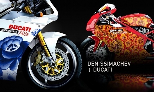 DENIS SIMACHEV #ducati #branding #motorcycle
