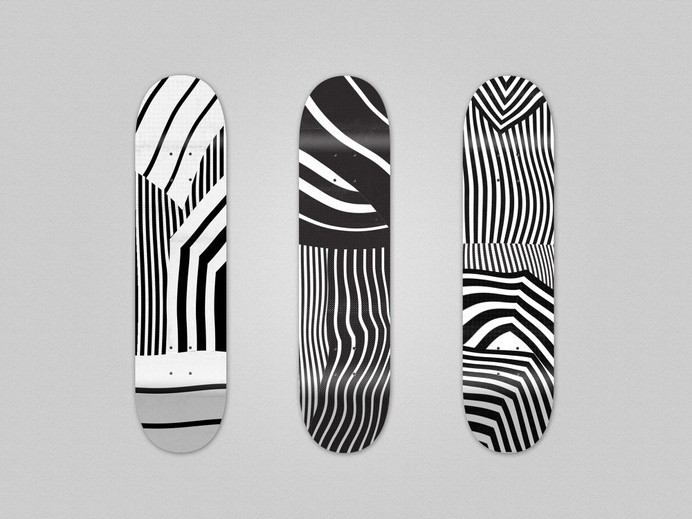 Dazzle Exploration - Mr Miles Johnson #white #and #miles #design #graphic #black #dazzle #direction #illustration #art #johnson #skateboard #mr