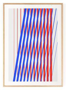 Outlined.cc Limited Edition Artwork Striped #1 striped art print design artprint wallart