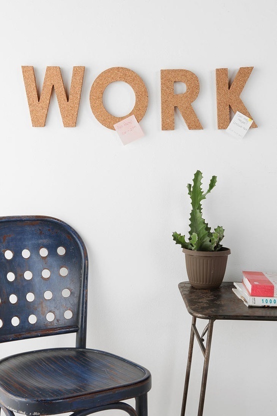 Work CorkLetter #notes #studio #open #paper #decoration