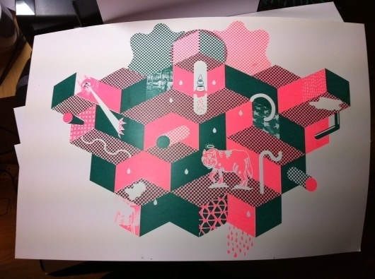photo-13.JPG 1296×968 pixels #pattern #screenprinting #lobao #wolf #mariana