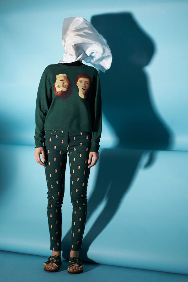 OPENING CEREMONY & MAGRITTE | A R T N A U #pattern #head #painting #art #fashion #magritte