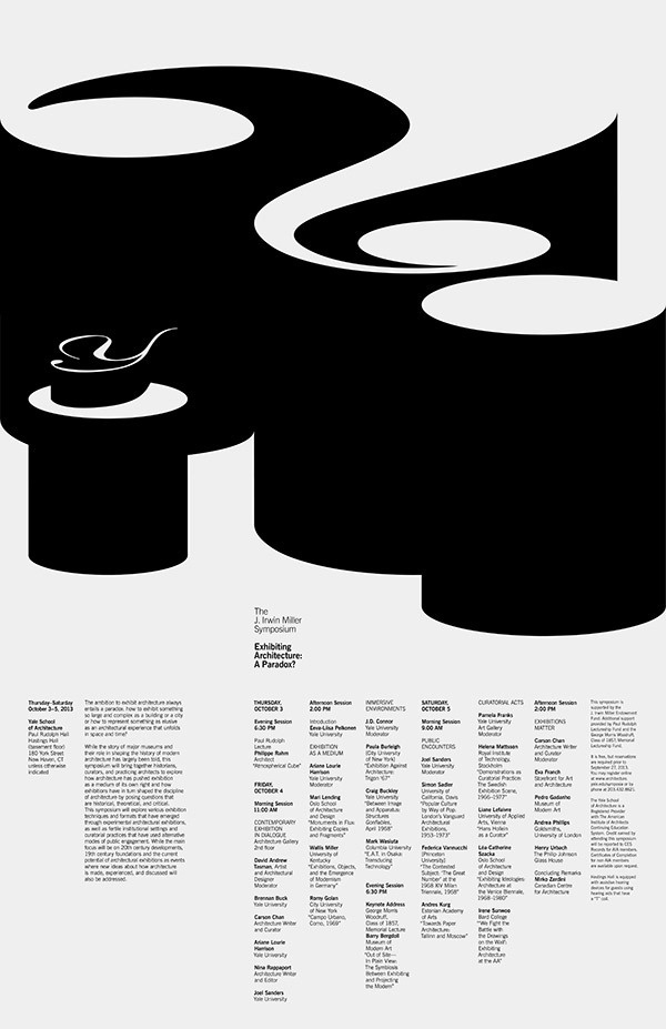 Exhibiting Architecture: A Paradox? Jessica Svendsen #poster