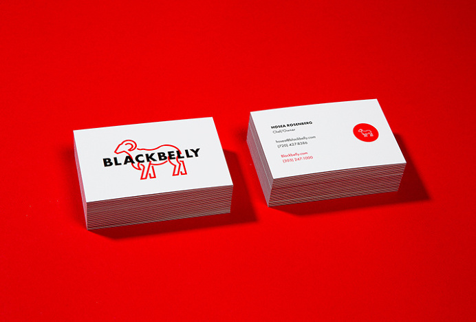 Blackbelly by Berger & Föhr #branding #business card