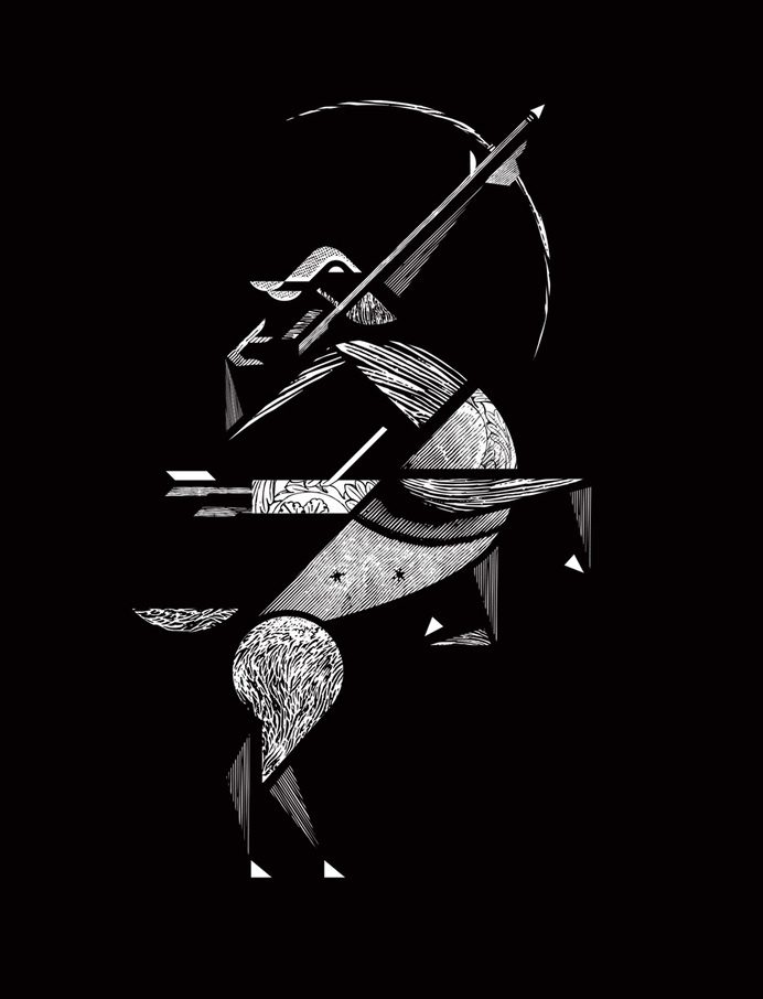 illustration, sagittarius