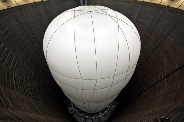 Big Air Package: The Largest Inflated Envelope in History by Christo #dome #inflated #installation