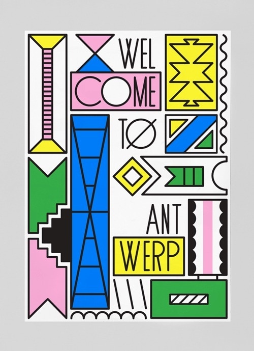 vincent vrints #design #bold #colours #poster