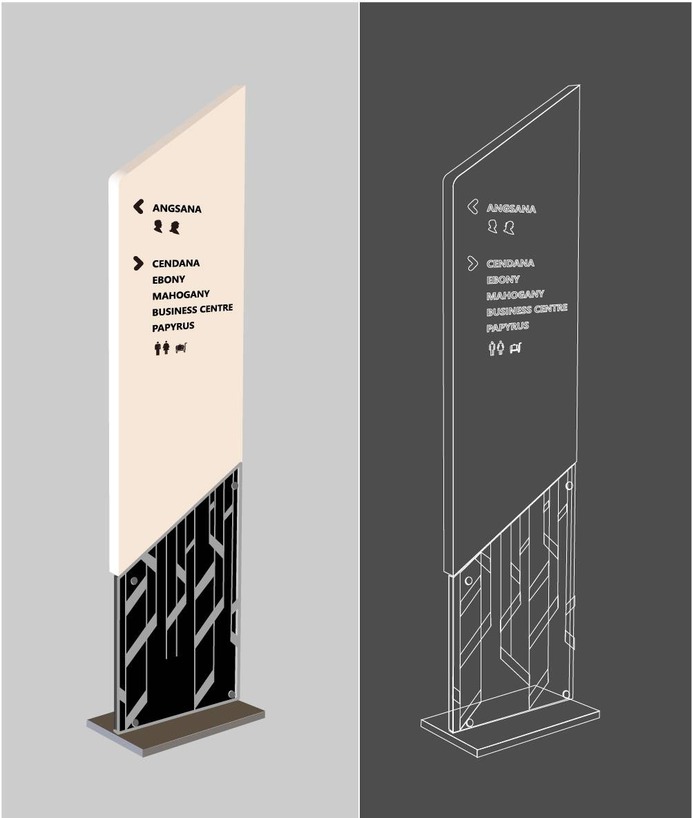 hotel wayfinding | hotel VI | Resort wayfinding | Signage | Sign Design | Wayfinding | Wayfinding signage | Signage design | Wayfinding Design | environmental design | hotel Visual Identity | 酒店玻璃板标识牌