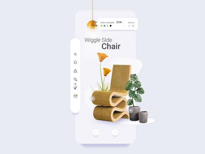 Ecommerce - Mobile App typography decoration home websites webdesign shopping app shopping ecommerce mobile mobile app design minimal website ui ux design app mobile app