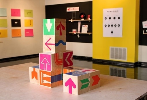 design work life » Robert Finkel: Up, Down, Left, Right Exhibition #wood #graphic
