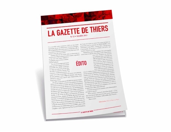 GAZETTE #layout #newspaper