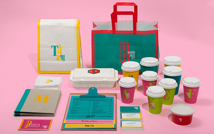 Hornhuset #menu #identity #food #print