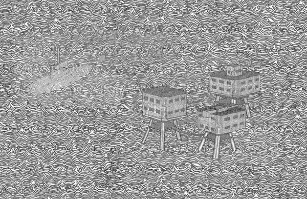 All sizes | Open Sea | Flickr Photo Sharing! #illustration #drawing
