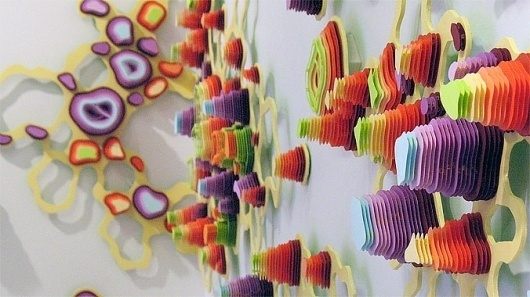Buamai - Designaside » Percusiveart - Charles Clary #sculpture #paper #color