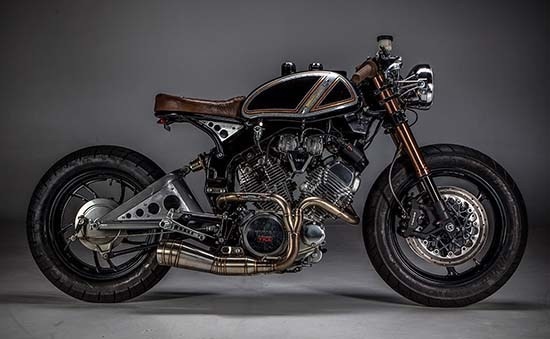 1983 Yamaha Virago 500 by the MotoRelic #yamaha #virago500 #caferacer #bratstyle #steampunk #motorelic #luxuryes @motorelic