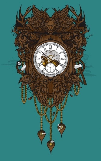 Your Time Machine Stranded Me... on the Behance Network #j3 #illustrator #concepts