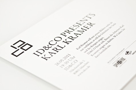 ID&CO: ID&CO präsentiert karl kramer #event #logo #flyer #idco