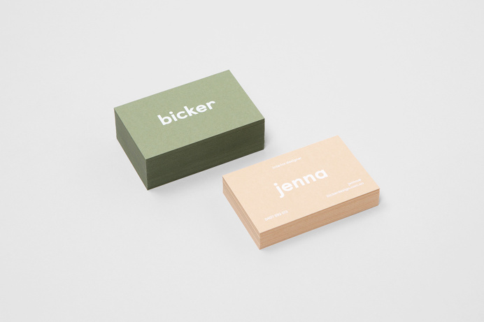 Bicker branding corporate design identity visual minimal beautiful clean nice by Mildred & Duck Australia Melbourne Mindsparkle Mag