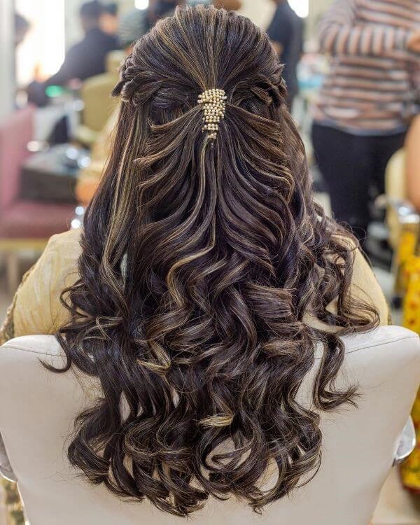 Curly Hairstyle For Brides 2020