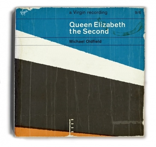 Vintage Cover: Mike Oldfield: QE2 #mike #pelican #book #record #cover #oldfield #qe2