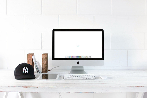 Sorbet #interior #white #office #cap #desk #minimal #studio #york #new