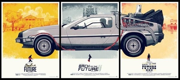 Phantom City Creative | Back To The Future Trilogy #design #graphic #the #back #poster #future #to