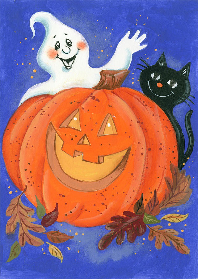 beginner easy halloween paintings & paint by numbers #painting