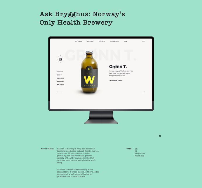 E-commerce Design for Norway’s Brewery on Behance