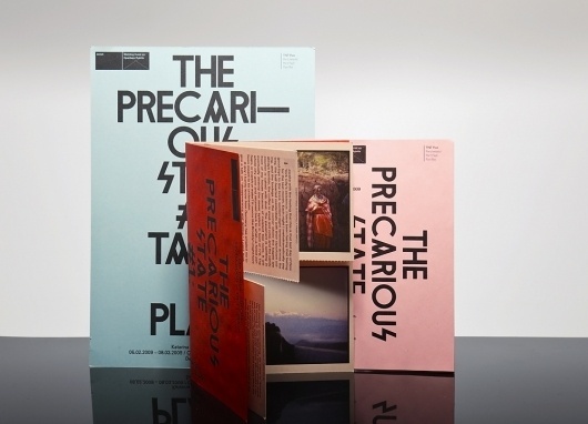 Felix Weigand - The Precarious State, Invitations for exhibition series of SKOR, Amsterdam, 2009 #print #felix #weigand #invitation