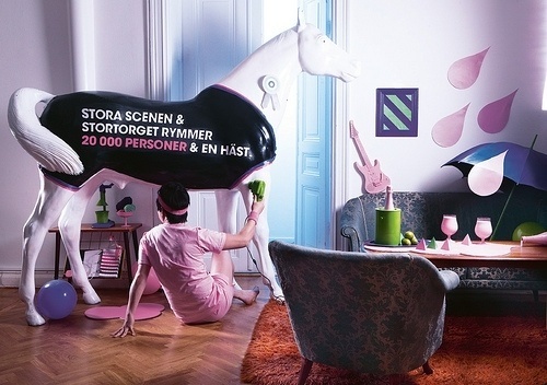 Malmö Festival, Photos | Flickr - Photo Sharing! #malmfestivalen #horse #installation #design #graphic #photgraphy #spread #snask #identity #stilleben #art #typography