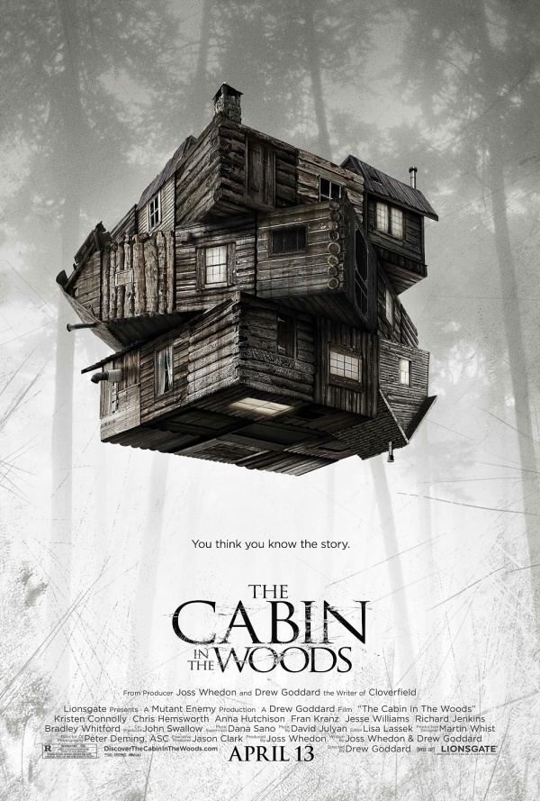 The Cabin in the Woods: Extra Large Movie Poster Image - Internet Movie Poster Awards Gallery #movie #poster