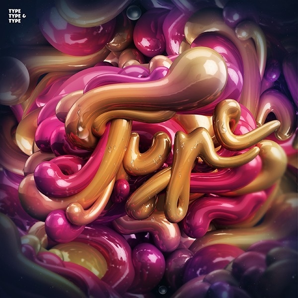 Typography 02. on Behance #type #3d