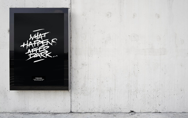 Nightclub Poster | tomsears.me #sears #lettering #design #graphic #tom #poster #typography